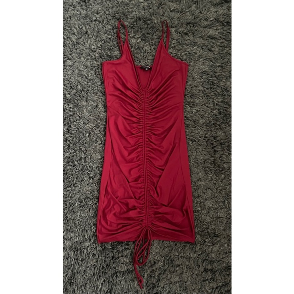 red fashion nova dress
